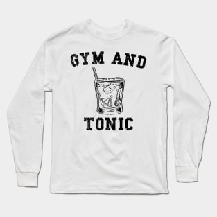 Gym and juice distressed Long Sleeve T-Shirt